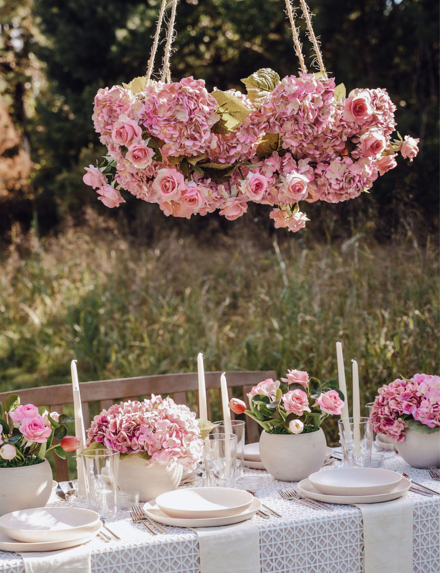 Virelia RealTouch Garden Chandelier