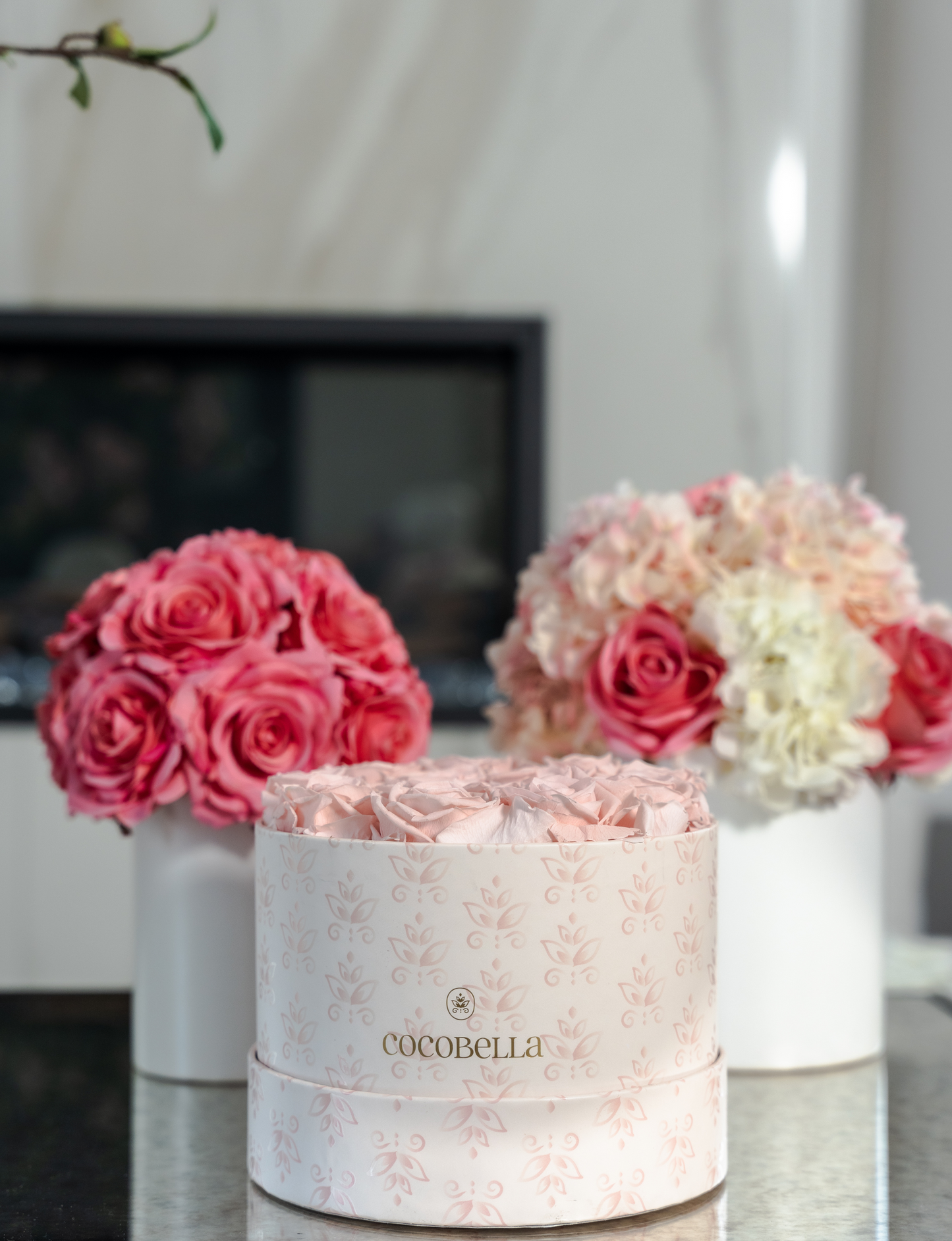 Segovia Rose Hatbox