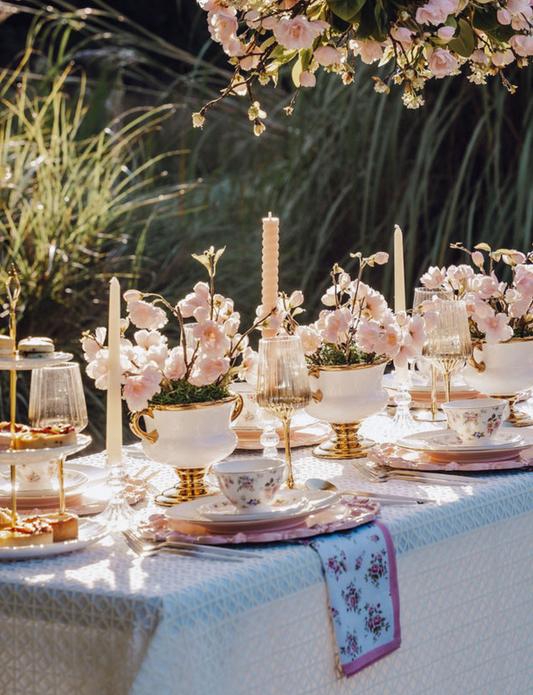 Zorina Handled Cherry Blossom Arrangement