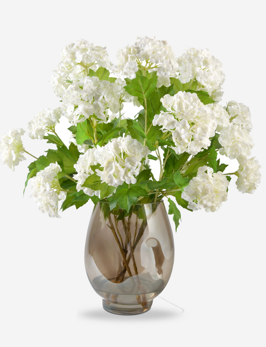 Anya RealTouch Snowball Hydrangea Arrangement