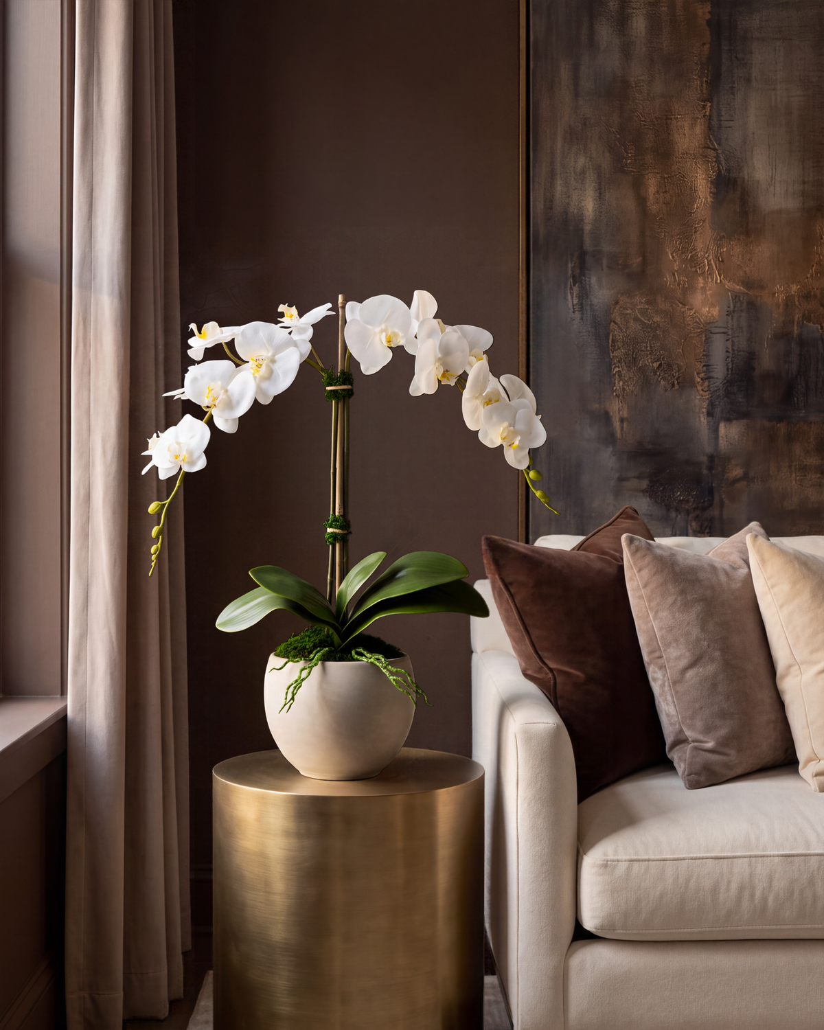 Cassandra RealTouch Orchid Arrangement