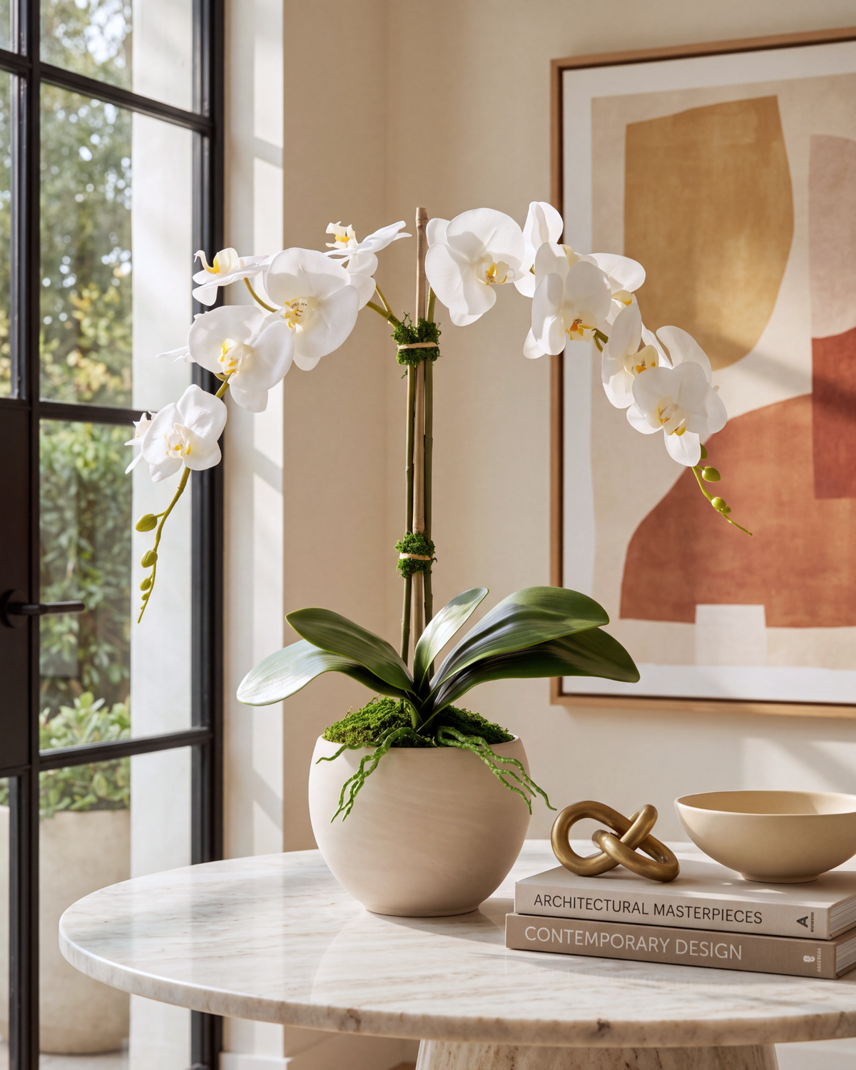 Cassandra RealTouch Orchid Arrangement