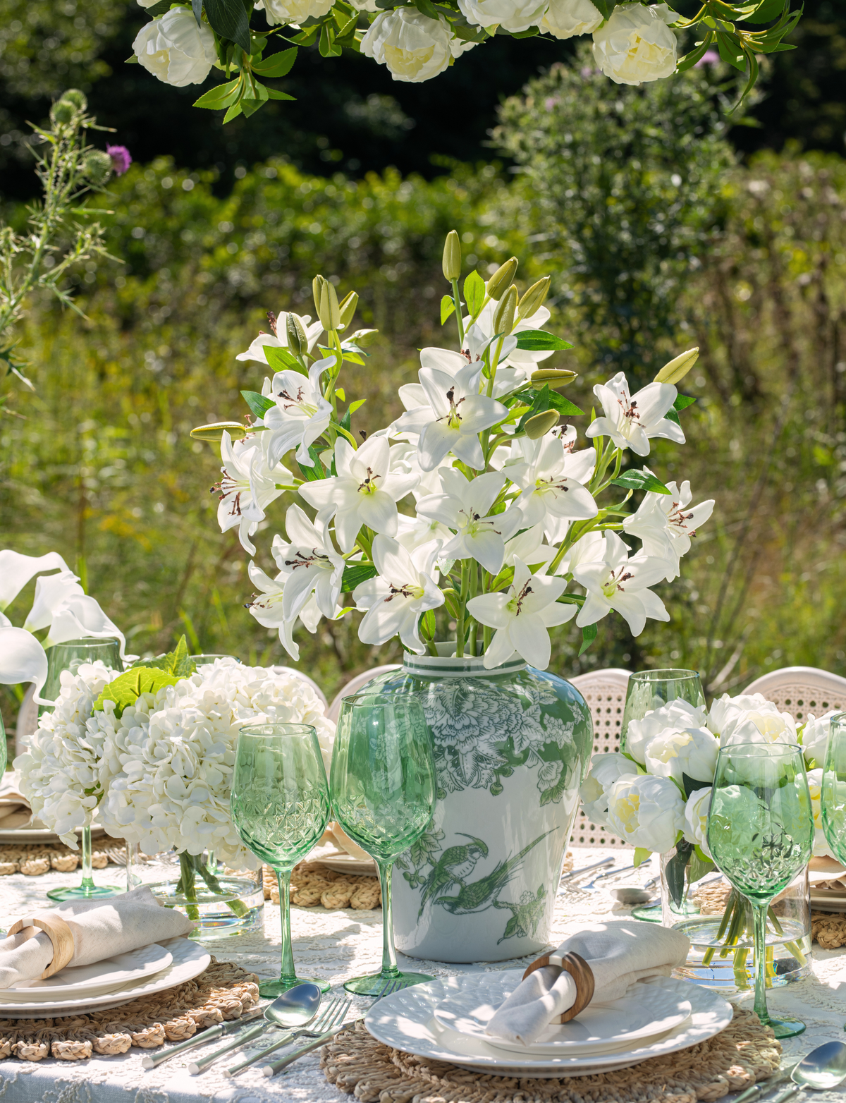 Lis RealTouch Lily Toile Arrangement