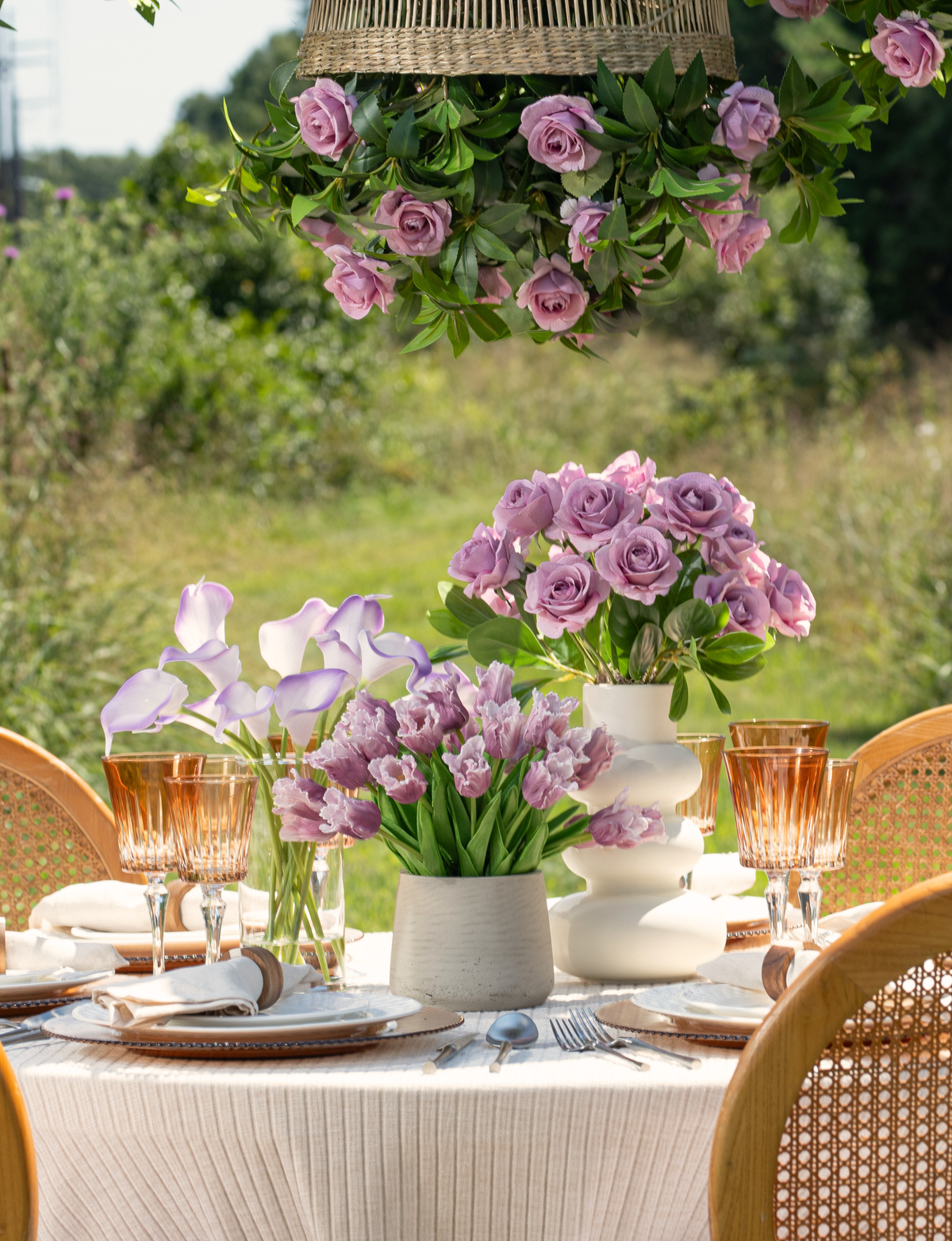 Iris RealTouch Rose Arrangement