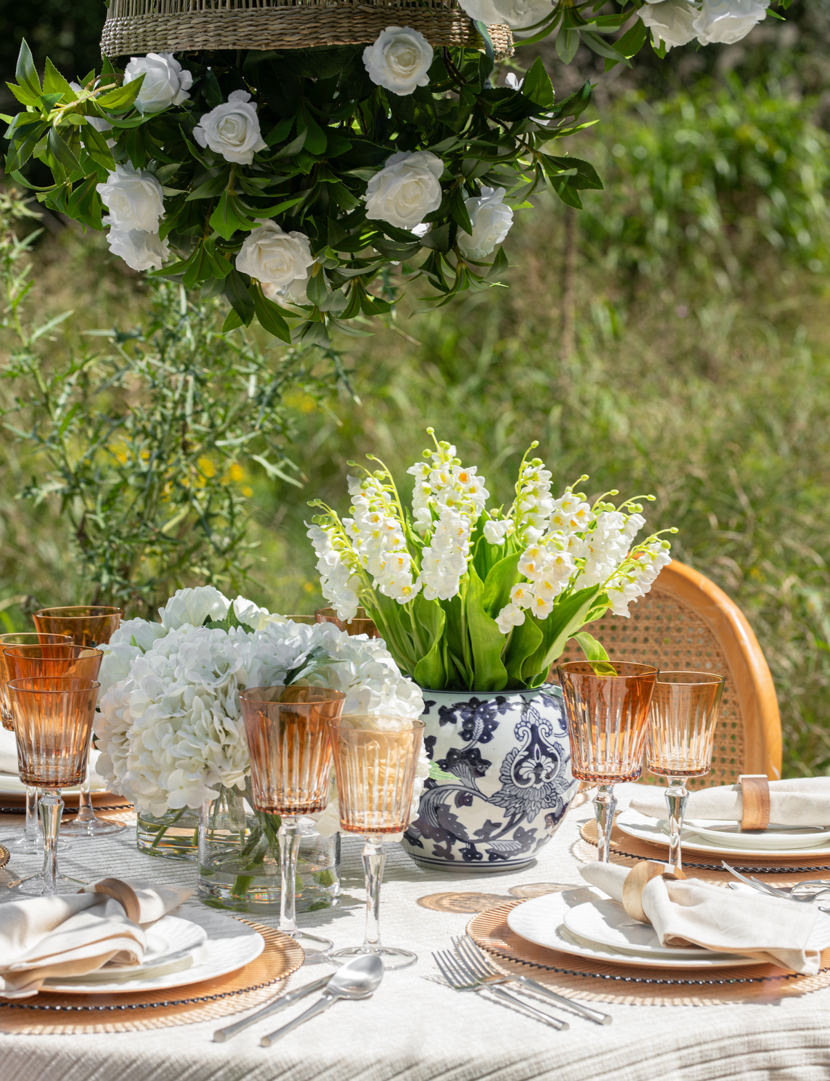 Isabeau RealTouch Muguet Toile Arrangement