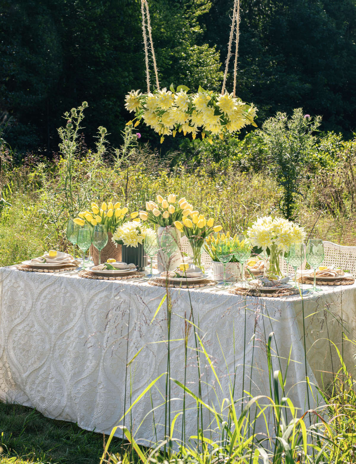 Lisette RealTouch Garden Chandelier