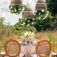 Meliora Rattan Garden Chandelier