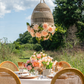 Leonora Rattan Garden Chandelier