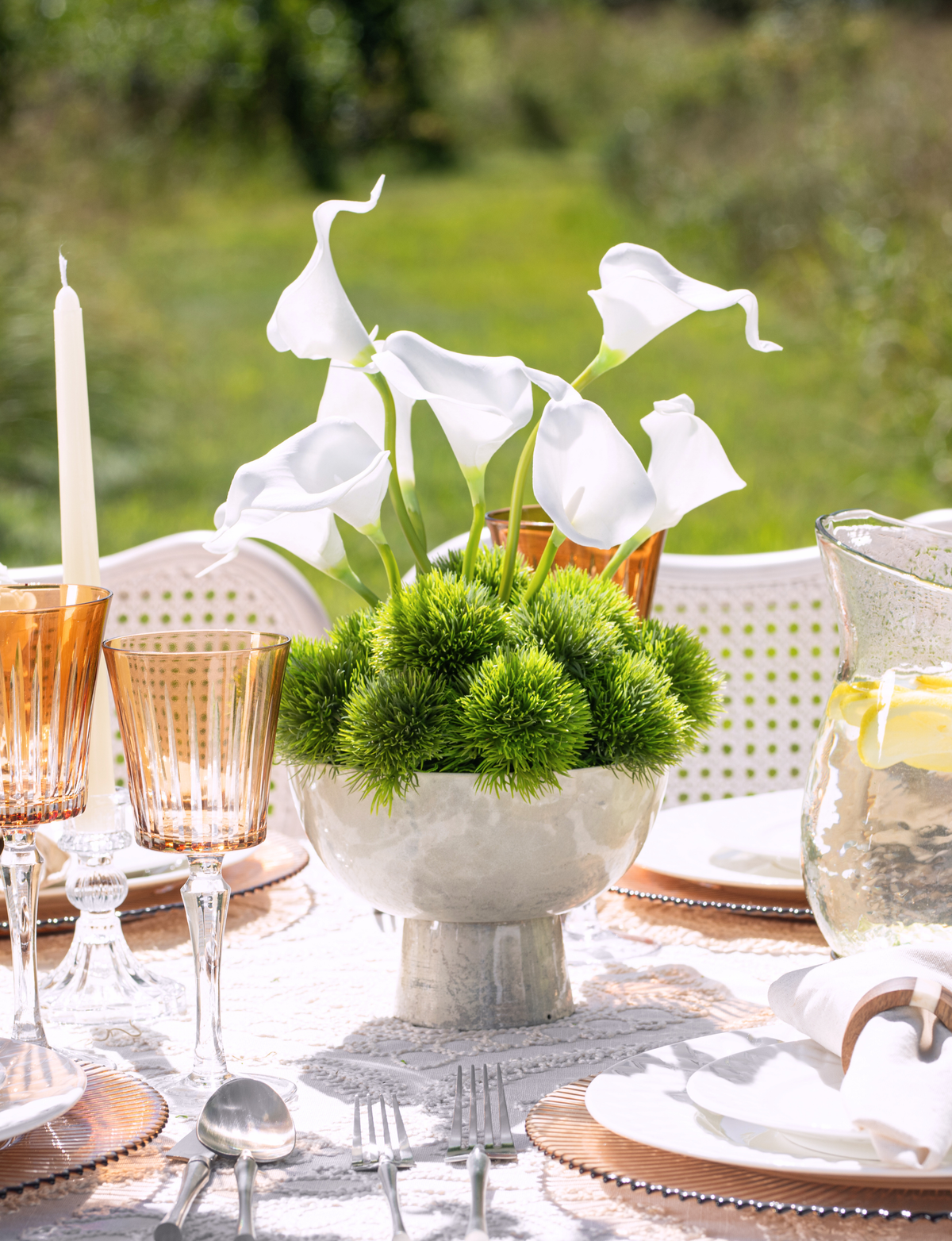 Plato RealTouch Calla Lilly Arrangement