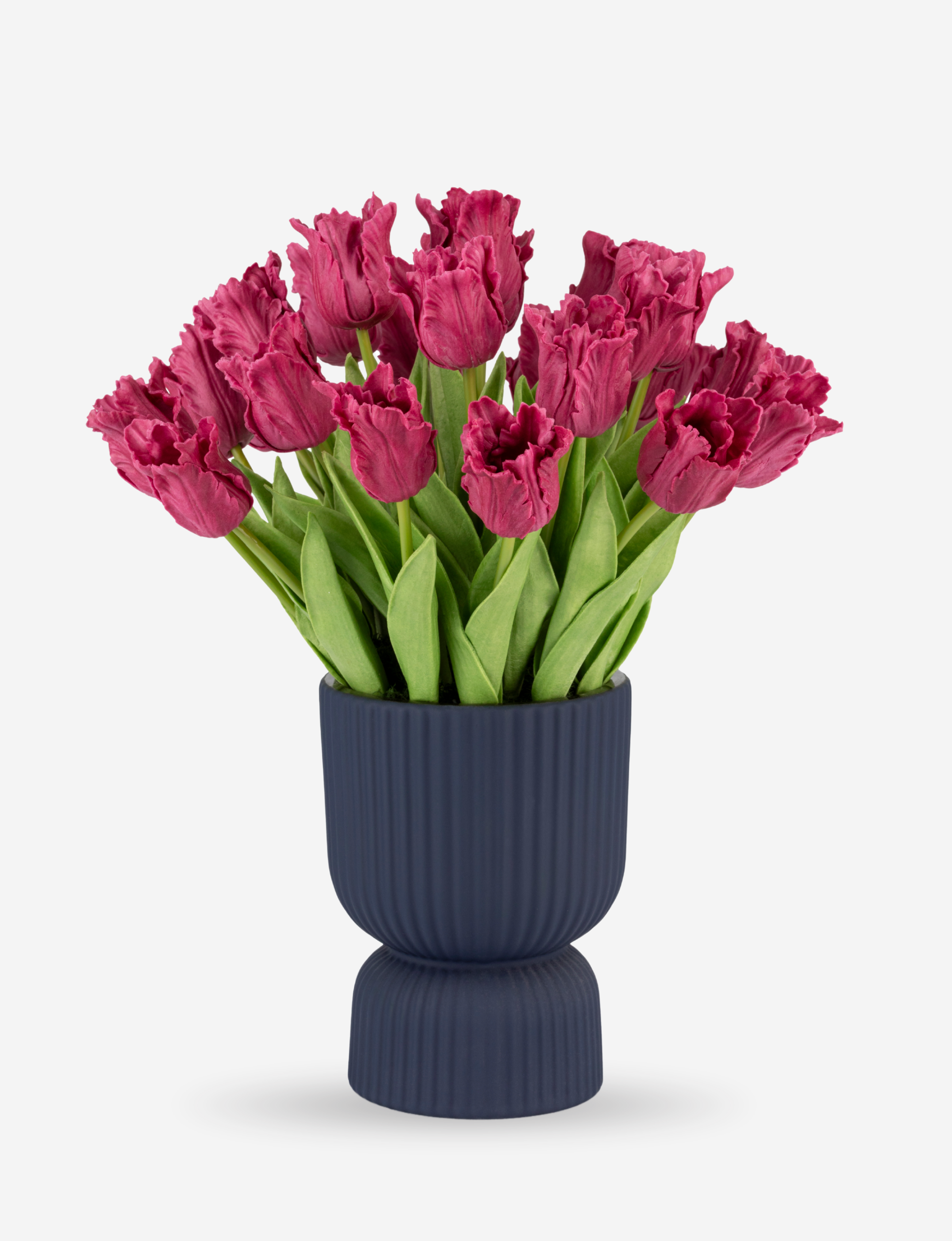 Marigold RealTouch Tulip Pedestal Arrangement – CocoBella